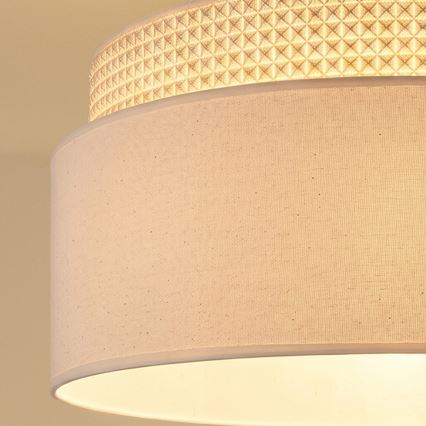 Brilagi - PADOVA kábelre függesztett csillár 1xE27/60W/230V, átmérő 40 cm, krémszínű