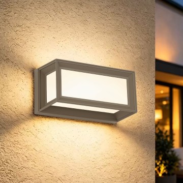Brilagi - PARKER LED kültéri fali lámpatest, 12W, 230V, 3000/4500/6000K, szürke, IP44