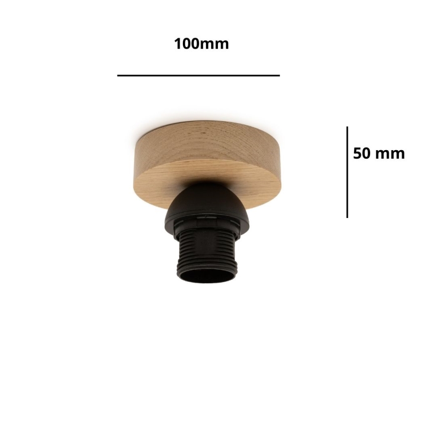 Brilagi - PARTY mennyezeti lámpa 1xE27/60W/230V Ø 10 cm tölgy