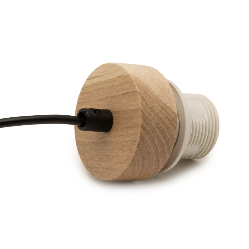 Brilagi - PARTY tápkábel 1xE27/60W/230V, átm. 10 cm, tölgy