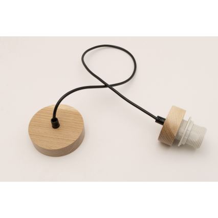 Brilagi - PARTY tápkábel 1xE27/60W/230V, átm. 10 cm, tölgy