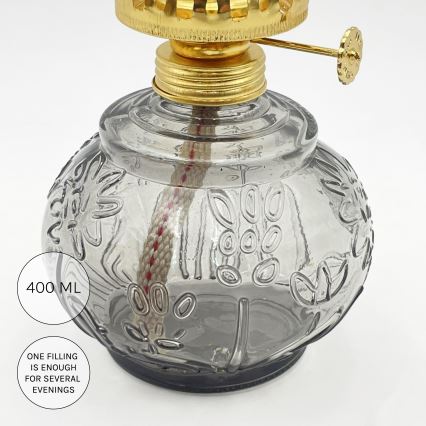 Brilagi - Petroleumlámpa MERLIN füstszürke/szürke