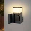BRILAGI - PILLAR kültéri fali lámpa SCHUKO aljzattal 1xG9/11W/230V IP44 antracit