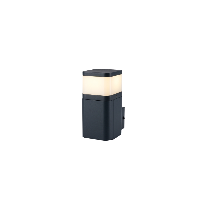 Brilagi - PILLAR kültéri fali lámpa SCHUKO aljzattal 1xG9/11W/230V IP44 antracit