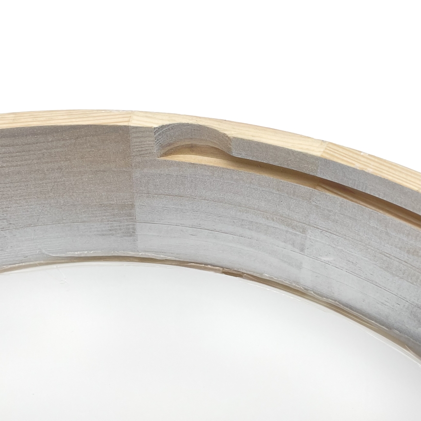 Brilagi - PINO mennyezeti lámpa 2xE27/15W/230V fenyő/ezüst, átm. 37,5 cm