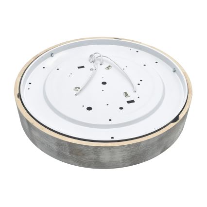 Brilagi - PINO mennyezeti lámpa 3xE27/15W/230V, fenyő/ezüst, átm. 47,5 cm