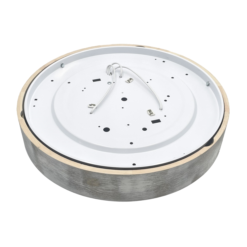 Brilagi - PINO mennyezeti lámpa 3xE27/15W/230V, fenyő/ezüst, átm. 47,5 cm