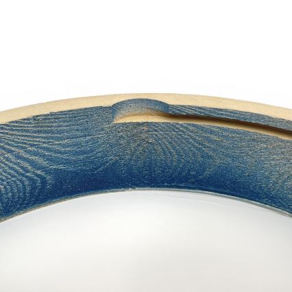 Brilagi - PINO mennyezeti lámpatest 1xE27/15W/230V, fenyő/kék, átm. 27,5 cm