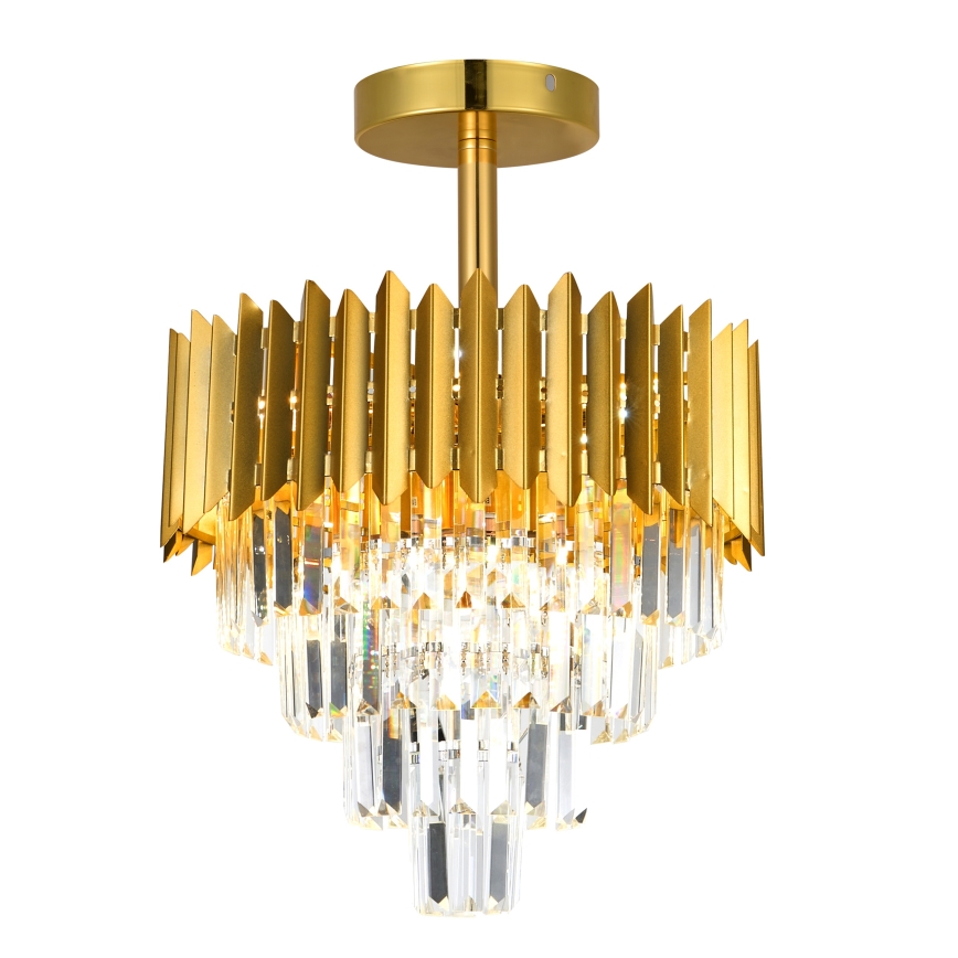 Brilagi - Plafonra szerelhető CRISTAL csillár, 5 x E14 (max. 40 W), 230 V, átmérő 43 cm