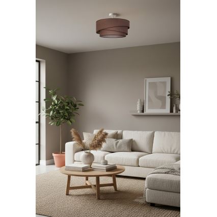 Brilagi - Plafonra szerelhető csillár ARROW 1xE27/60W/230V átm. 45 cm barna