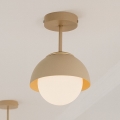 BRILAGI - Plafonra szerelhető csillár COSMO 1xE27/60W/230V bézs/arany