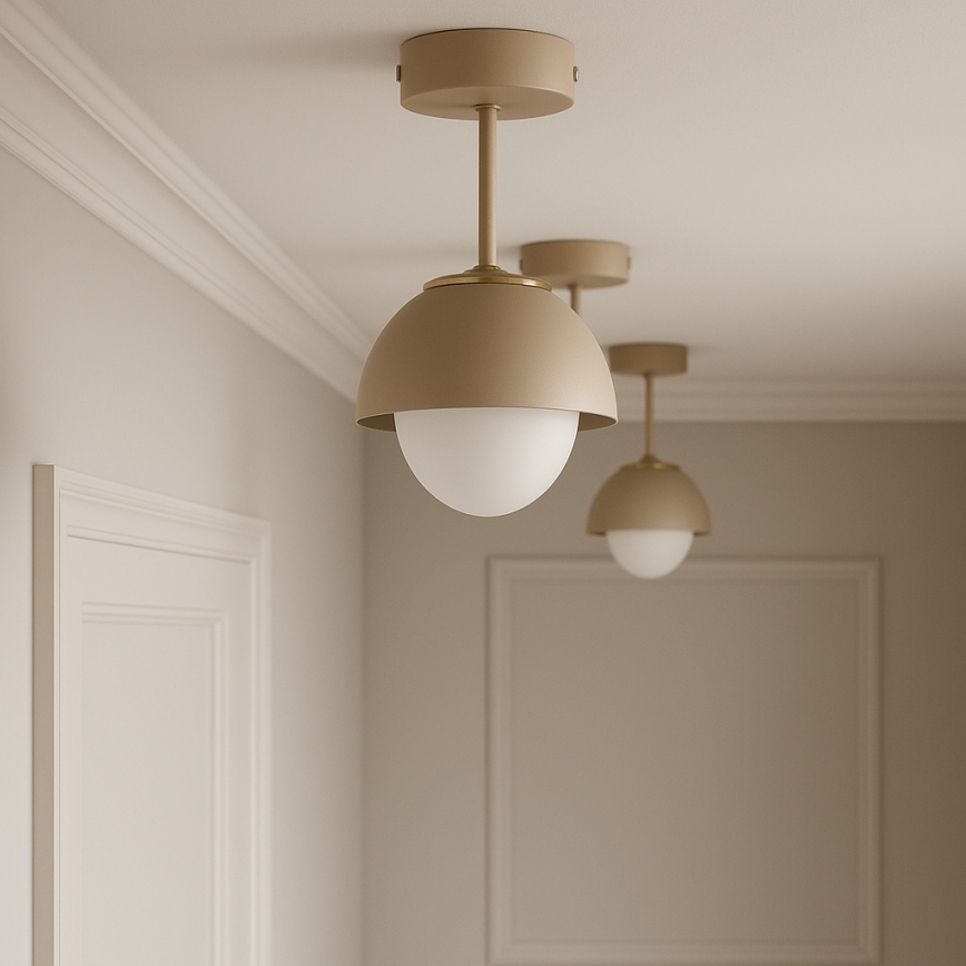Brilagi - Plafonra szerelhető csillár COSMO 1xE27/60W/230V bézs/arany