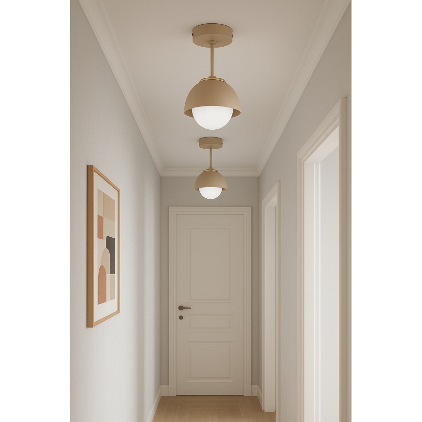 Brilagi - Plafonra szerelhető csillár COSMO 1xE27/60W/230V bézs/arany