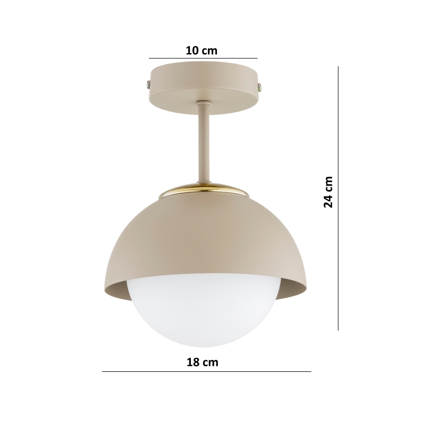 Brilagi - Plafonra szerelhető csillár COSMO 1xE27/60W/230V bézs/arany