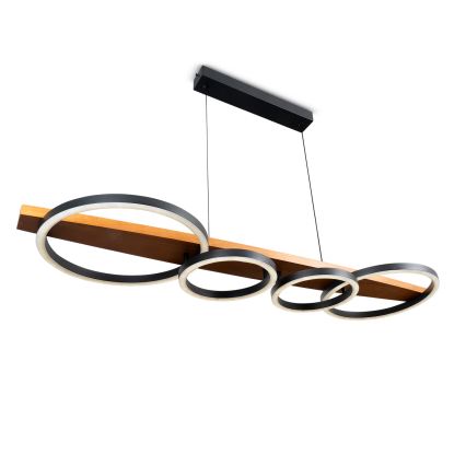 BRILAGI - PLANK kábelen függesztett LED csillár LED/35W/230V 4000K 30x100 cm fa