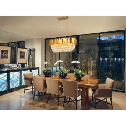 Brilagi - PLAZA kábelen függő csillár 10xE14/40W/230V