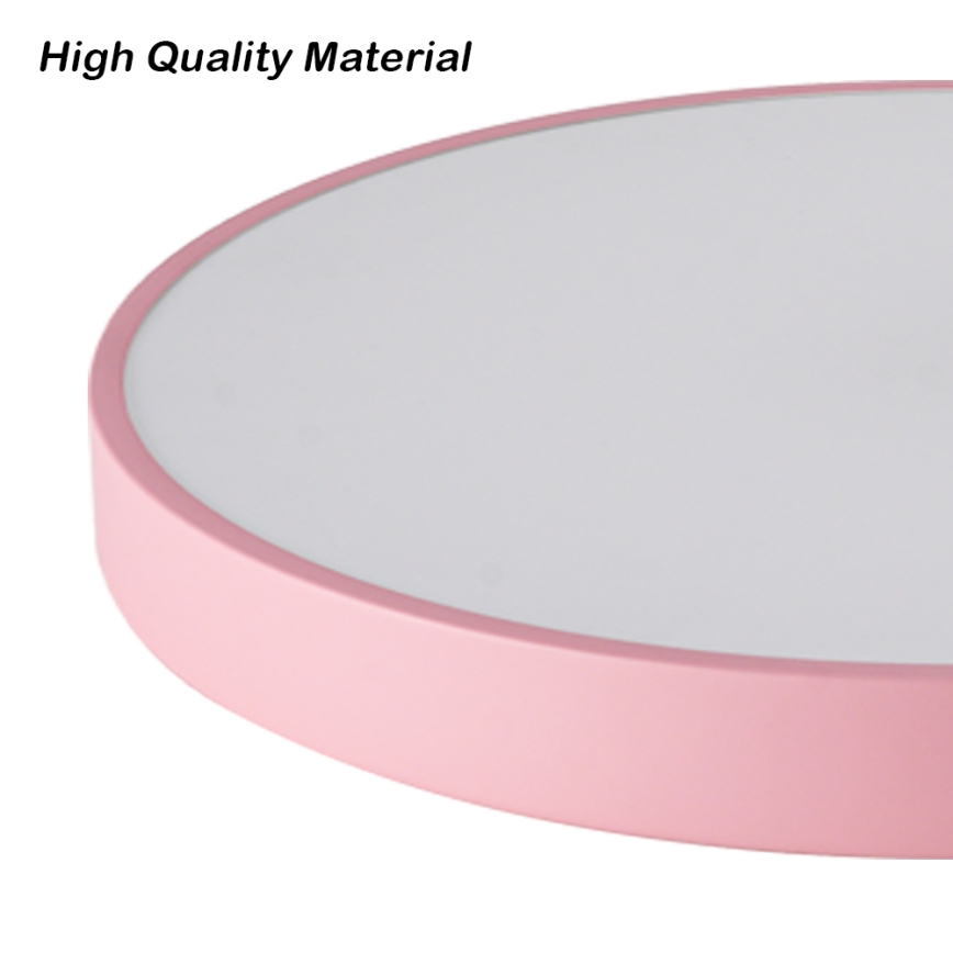 Brilagi - Dimmelhető mennyezeti lámpatest POOL LED/36W/230V 3000-6000K átm. 30 cm rózsaszín + távirányító