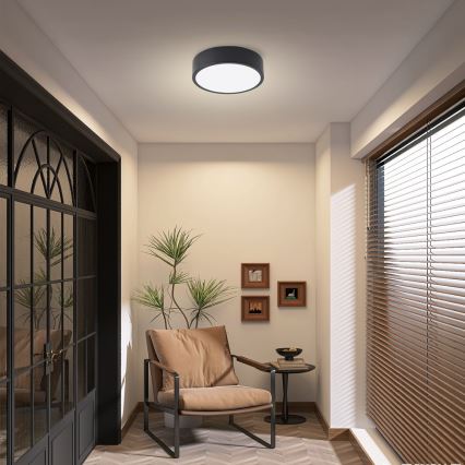Brilagi - POOL LED/18W/230V mennyezeti lámpa, 3000/4500/6000K, Ø 20 cm, fekete