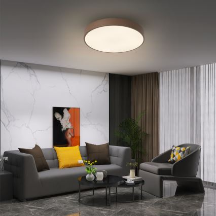 Brilagi - POOL LED mennyezeti lámpa 48W/230V 3000/4000/6000K átmérő 40 cm barna