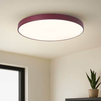 Brilagi - LED mennyezeti lámpatest POOL LED/100W/230V 3000/4000/6000K átm. 80 cm bordó