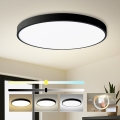 Brilagi - POOL LED mennyezeti lámpatest, 128W, 230V, 3000/4000/6000K, átmérő 100 cm, fekete