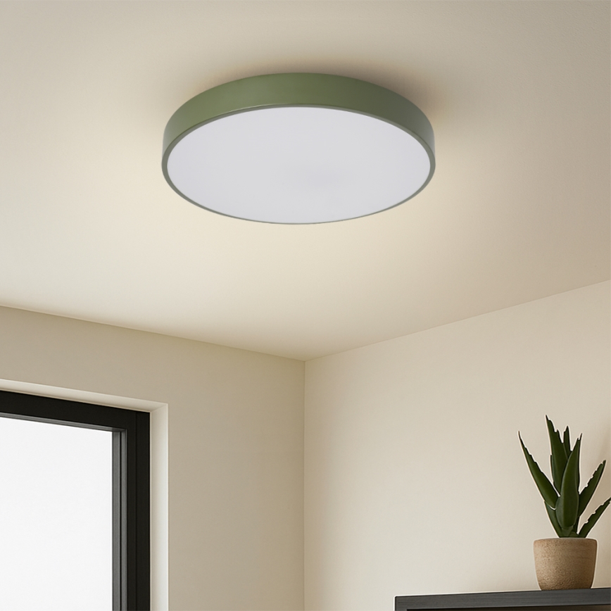 Brilagi - LED mennyezeti lámpatest POOL LED/36W/230V 3000/4000/6000K átm. 30 cm zöld
