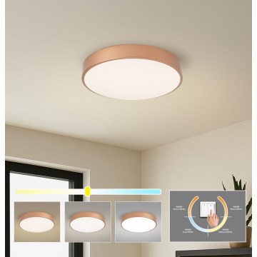 Brilagi - POOL LED mennyezeti lámpatest, 48 W / 230 V, 3000/4000/6000 K, Ø 40 cm, bronzszínű
