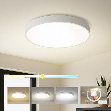Brilagi - POOL LED mennyezeti lámpatest, 60 W/230 V, 3000/4000/6000 K, 50 cm, fehér