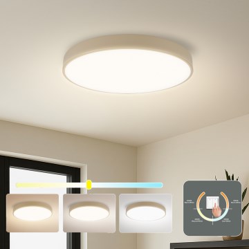 Brilagi - POOL LED mennyezeti lámpatest, 60 W, 230 V, 3000/4000/6000 K, átm. 50 cm, bézs