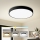 Brilagi - POOL LED mennyezeti lámpatest, 60 W, 230 V, 3000/4500/6000 K, átm. 60 cm, fekete