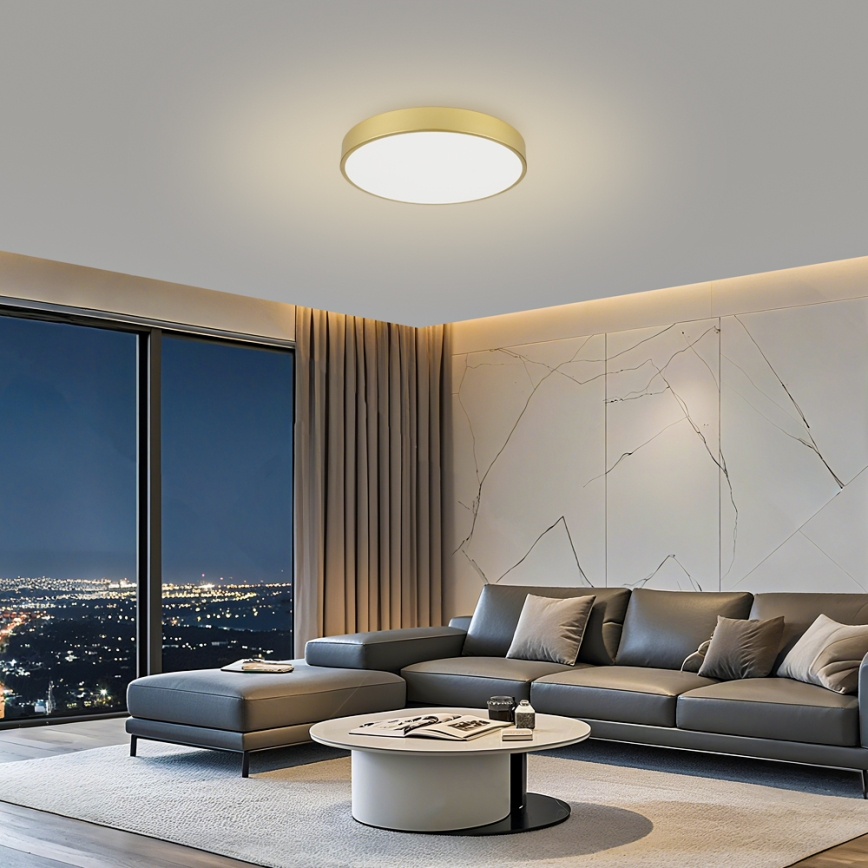 Brilagi - POOL LED mennyezeti lámpatest 60W/230V 3000/4500/6000K, átmérő 60 cm, aranyszínű