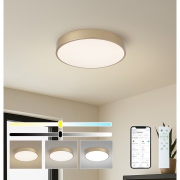 Brilagi - POOL SMART dimmelhető LED mennyezeti lámpatest LED/48W/230V 3000-6000K Ø 40 cm Wi-Fi Tuya arany + távirányító