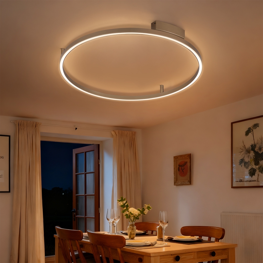 Brilagi - PORTOFINO dimmelhető LED mennyezeti lámpa LED/60W/230V 3000-6000K átm. 80 cm bézs + távirányító
