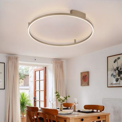 Brilagi - PORTOFINO dimmelhető LED mennyezeti lámpa LED/60W/230V 3000-6000K átm. 80 cm bézs + távirányító
