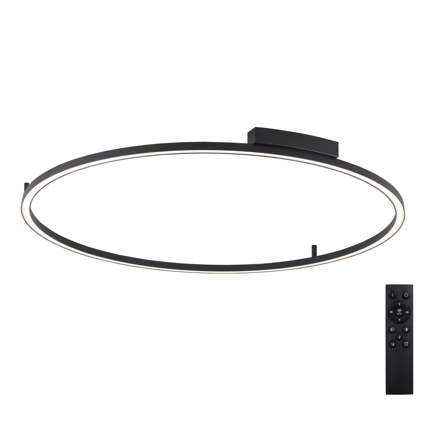 Brilagi - PORTOFINO LED fényerőszabályozható mennyezeti lámpa LED/85W/230V 3000-6000K átm. 120 cm fekete + távirányító