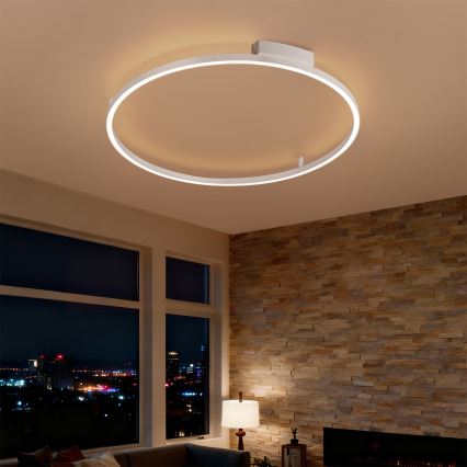 Brilagi - LED dimmelhető mennyezeti lámpa PORTOFINO LED/60W/230V 3000-6000K, átmérő 80 cm, fehér + távirányító