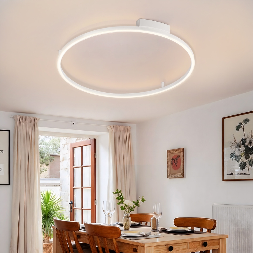 Brilagi - LED dimmelhető mennyezeti lámpa PORTOFINO LED/60W/230V 3000-6000K, átmérő 80 cm, fehér + távirányító