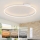 Brilagi - PORTOFINO LED dimmelhető mennyezeti lámpa LED/85W/230V 3000-6000K, átmérő 120 cm, fehér + távirányító