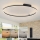 Brilagi - PORTOFINO LED fényerőszabályozható mennyezeti lámpa LED/85W/230V 3000-6000K átm. 120 cm fekete + távirányító