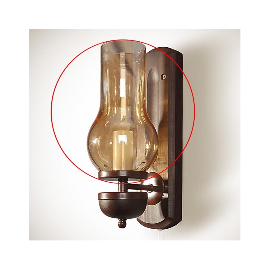 Brilagi - Csereüveg csillárhoz és fali lámpához TAVERN/COTTAGE E14 210x110 mm aranyszínű