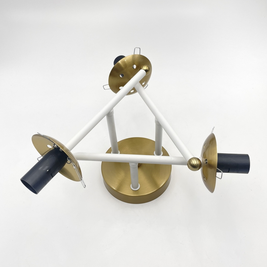 Brilagi - Ráépített csillár MALIVA 3xE14/15W/230V arany/fehér