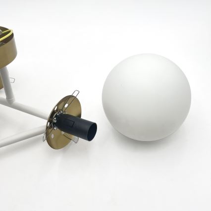 Brilagi - Ráépített csillár MALIVA 3xE14/15W/230V arany/fehér