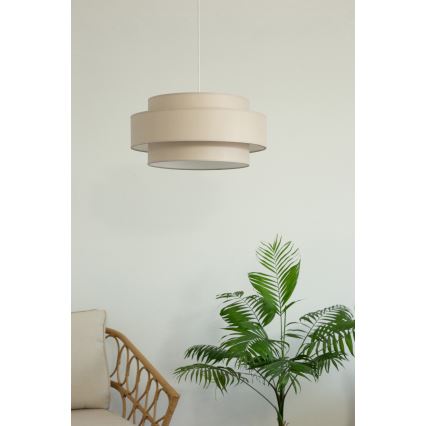 Brilagi - RESNA kábeles függeszték 1xE27/60W/230V átm. 40 cm bézs
