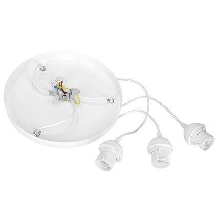 Brilagi - RESNA kábeles függeszték 3xE27/60W/230V, átmérő 45 cm, bézs
