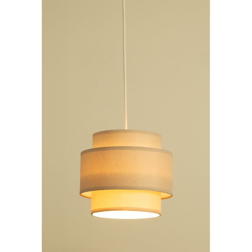Brilagi - RESNA kábeles függeszték 3xE27/60W/230V, átmérő 45 cm, bézs