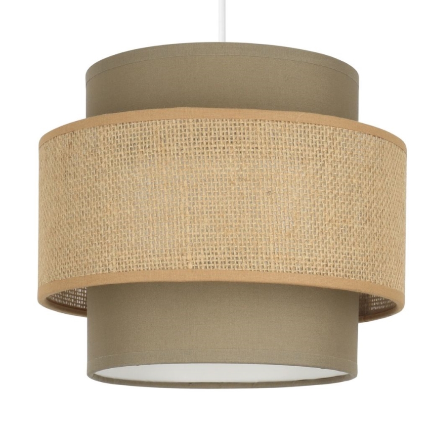 Brilagi - RESNA kábeles függőlámpa, 3xE27/60W/230V, átm. 45 cm, barna/bézs