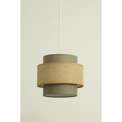 Brilagi - RESNA kábelre függesztett csillár 2xE27/60W/230V Ø 30 cm barna/bézs