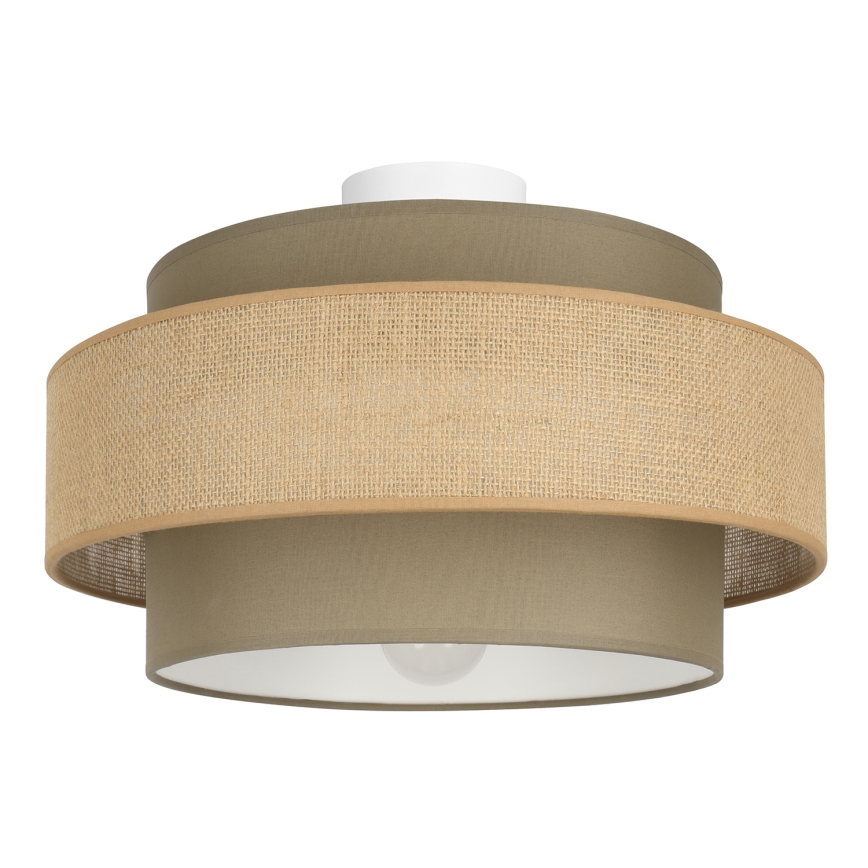 Brilagi - RESNA mennyezeti lámpatest 1xE27/60W/230V, átmérő 40 cm, barna/bézs