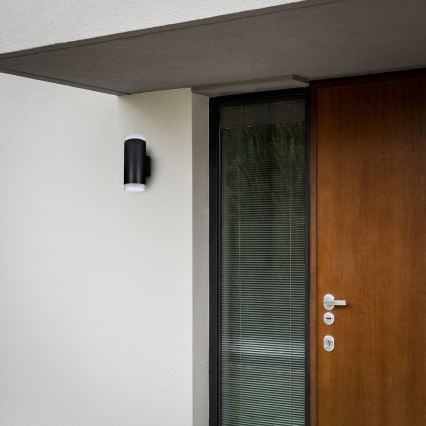 Brilagi - LED RGBW fényerőszabályozható kültéri fali lámpatest MATERA 2xGU10/4,8W/230V 3000K IP54 fekete + távirányító