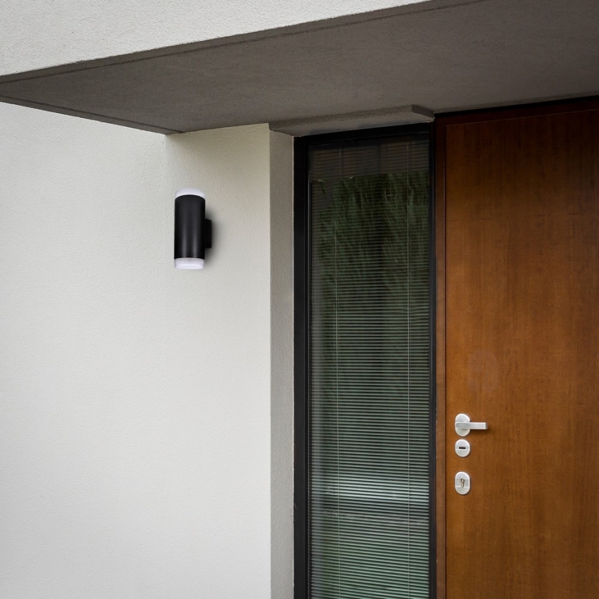 Brilagi - LED RGBW fényerőszabályozható kültéri fali lámpatest MATERA 2xGU10/4,8W/230V 3000K IP54 fekete + távirányító